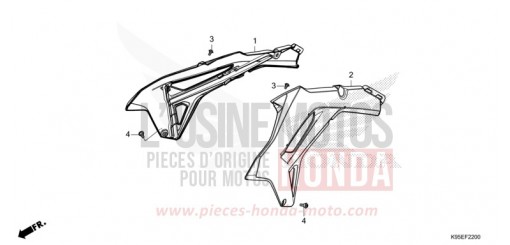 KUEHLERHAUBE (CRF250R) CRF250RN de 2022